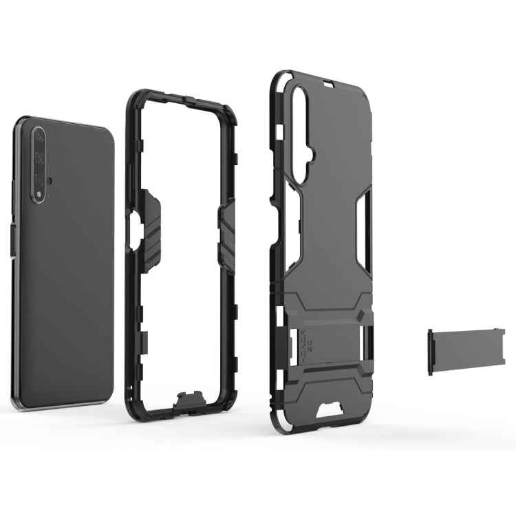 Custodia antiurto PC TPU per Huawei Honor 20 con supporto