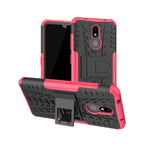 Custodia TPU+PC con supporto per Nokia 3.2