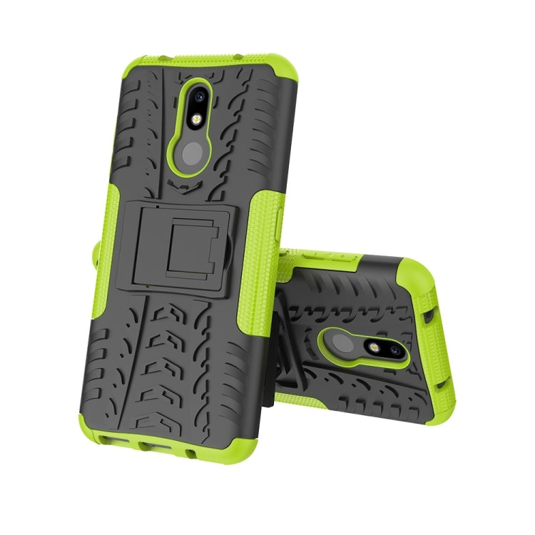 Custodia TPU+PC con supporto per Nokia 3.2