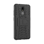 Custodia TPU+PC con supporto per Nokia 4.2