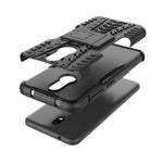 Custodia TPU+PC con supporto per Nokia 4.2