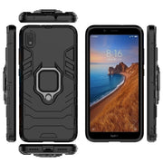 Custodia protettiva antiurto PC + TPU per Xiaomi Redmi 7A, con supporto ad anello magnetico, For Xiaomi Redmi 7A