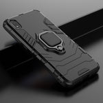 Custodia protettiva antiurto TPU per Xiaomi Redmi 7A con anello