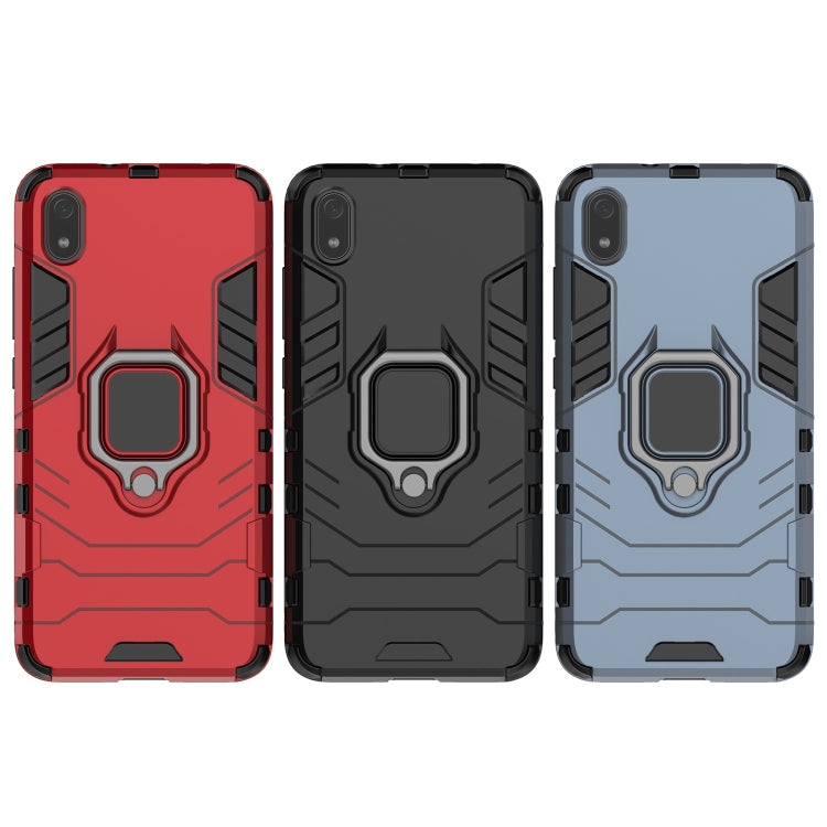Custodia protettiva antiurto TPU per Xiaomi Redmi 7A con anello