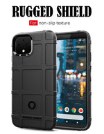 Custodia silicone copertura totale per Google Pixel 4