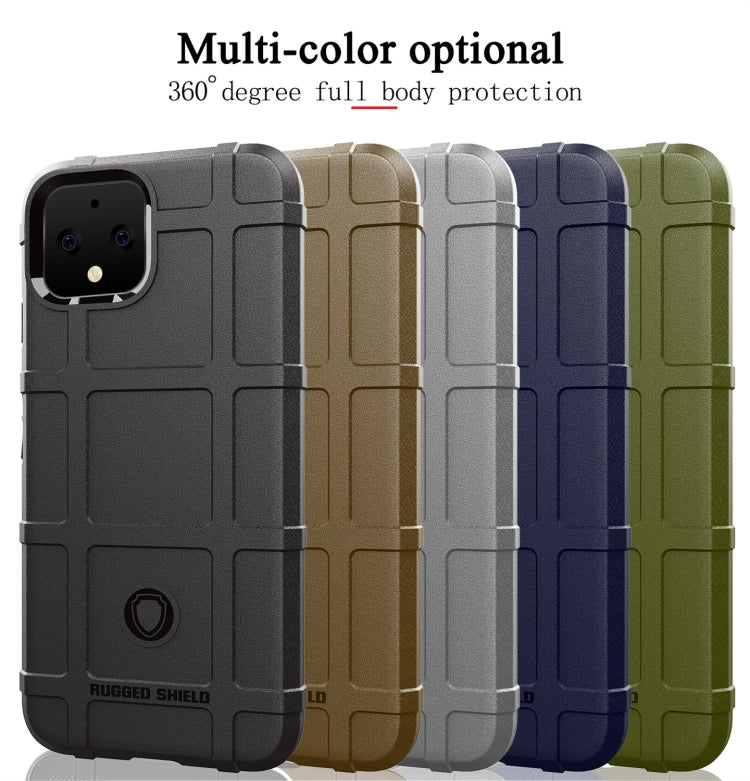 Custodia silicone copertura totale per Google Pixel 4