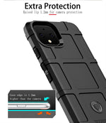 Custodia silicone copertura totale per Google Pixel 4