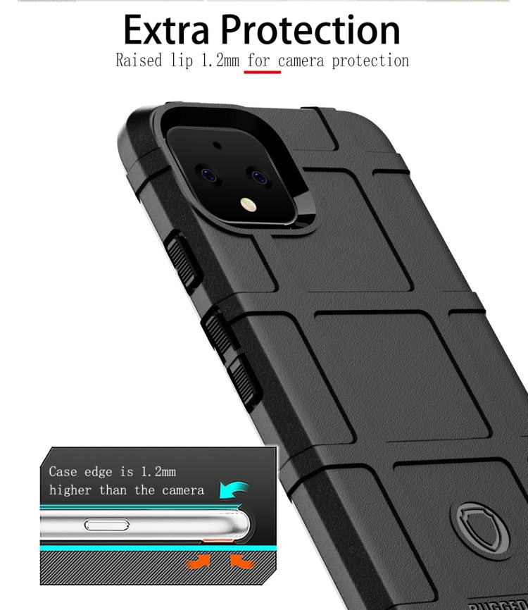 Custodia silicone copertura totale per Google Pixel 4