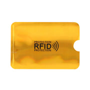 Custodia per carta di credito con blocco RFID in foglio di alluminio da 20 pezzi, dimensioni: 9 x 6,3 cm
