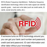 Custodia blocco RFID in alluminio per carte di credito 9x6,3 cm