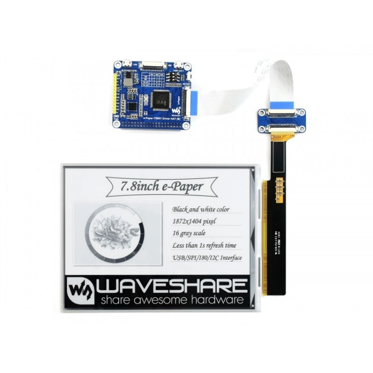 Display E-Ink 7,8 pollici 1872x1404 per Raspberry Pi