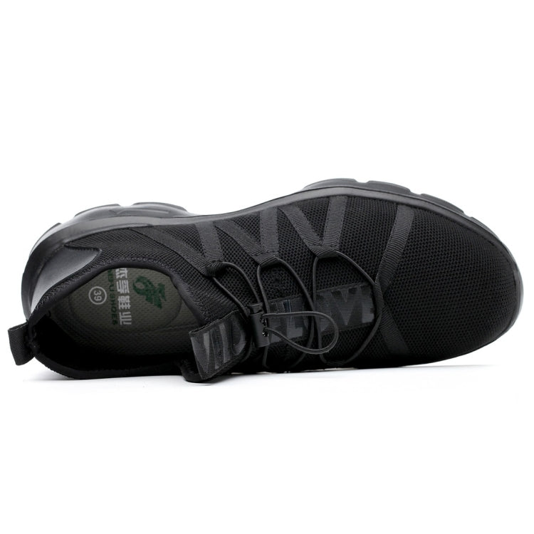 Jiefu Tessuto Volante Leggero E Traspirante Tutto Nero Anti Smashing E Anti Piercing Isolamento Elettrico Protezione Scarpe Di Sicurezza, 36, 37, 38, 39, 40, 41, 42, 43, 44, 45, 46, 47, 48