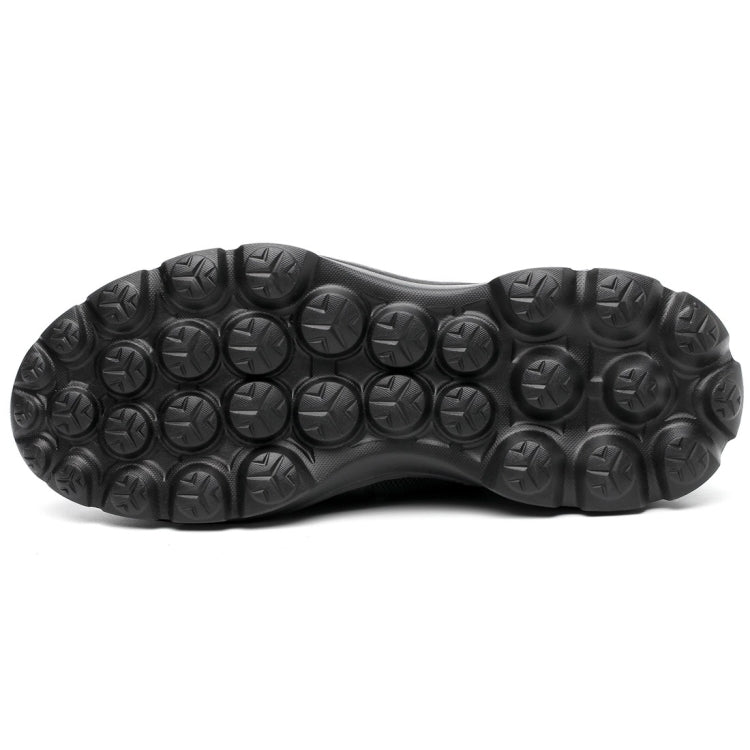 Jiefu Tessuto Volante Leggero E Traspirante Tutto Nero Anti Smashing E Anti Piercing Isolamento Elettrico Protezione Scarpe Di Sicurezza, 36, 37, 38, 39, 40, 41, 42, 43, 44, 45, 46, 47, 48