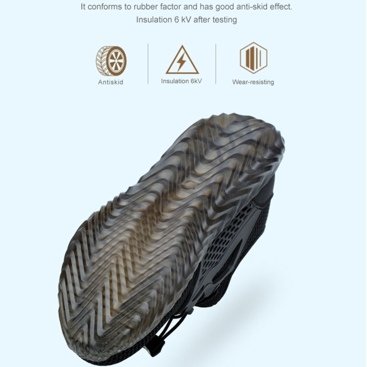 Scarpe di sicurezza sul lavoro isolanti Jiefu con permeabilità all'aria, resistenza agli urti e resistenza alla perforazione, 36, 37, 38, 39, 40, 41, 42, 43, 44, 45, 46, 47, 48