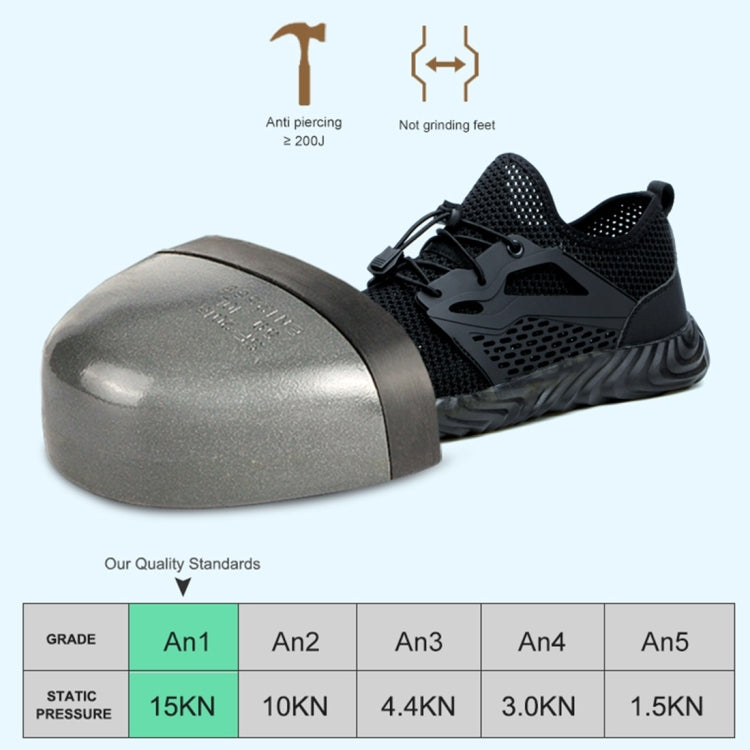 Scarpe di sicurezza sul lavoro isolanti Jiefu con permeabilità all'aria, resistenza agli urti e resistenza alla perforazione, 36, 37, 38, 39, 40, 41, 42, 43, 44, 45, 46, 47, 48