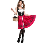 Costume da Cappuccetto Rosso per adulti Cosplay, S, M, L, XL, XXL, XXXL