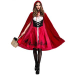 Costume da Cappuccetto Rosso per adulti Cosplay, S, M, L, XL, XXL, XXXL
