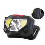 YWXLight XPG + COB Induzione di ricarica Faro a luce forte con display di alimentazione