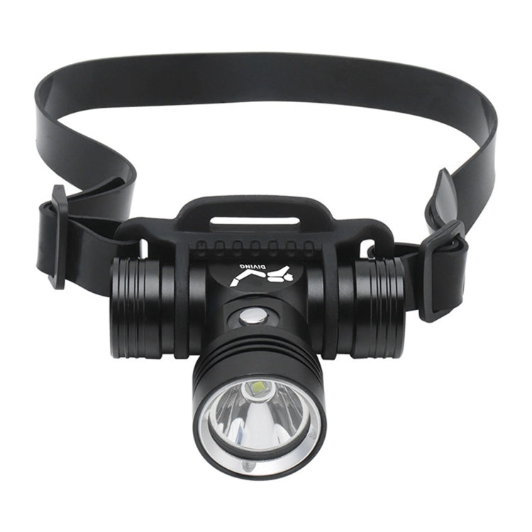 Torcia subacquea YWXLight 60m con batteria e caricabatterie