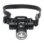YWXLight 60m Fotografia subacquea Video Fill-up Faro Torcia subacquea con funzione di visualizzazione della batteria (Faro + Batteria + Caricabatterie)