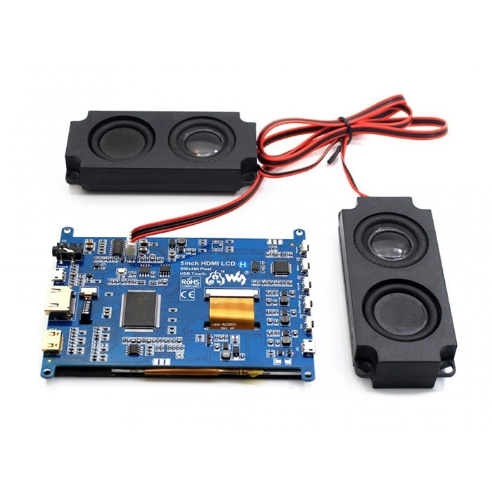 Waveshare 5 pollici HDMI LCD Touch Screen 800x480 per Raspberry P