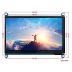 Waveshare 7 pollici LCD IPS 1024x600 touch capacitivo
