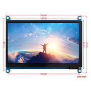 WAVESHARE 7 pollici HDMI LCD (H) IPS 1024x600 touch screen capacitivo, 7 inch