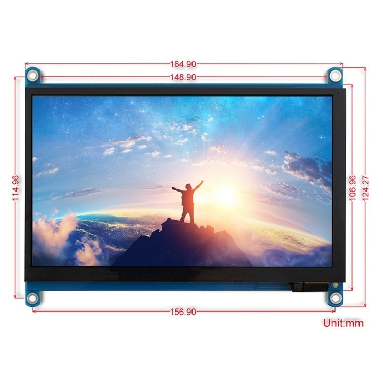 WAVESHARE 7 pollici HDMI LCD (H) IPS 1024x600 touch screen capacitivo, 7 inch