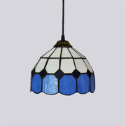 Lampada a sospensione in vetro colorato 20cm