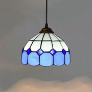 Lampada a sospensione in vetro colorato 20cm