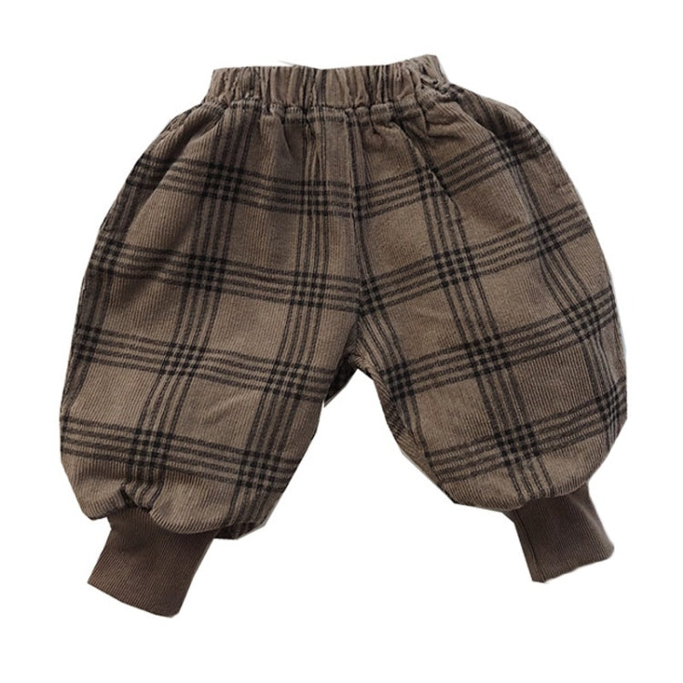 Bloomer scozzesi e velluto per bambini e pantaloni con coulisse, 80, 90, 100, 110, 120, 130