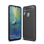 Custodia TPU con trama fibra di carbonio per Huawei P Smart 2019