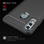Custodia TPU con trama fibra di carbonio per Huawei P Smart 2019