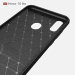 Custodia TPU con trama fibra di carbonio per Huawei P Smart 2019