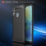 Custodia TPU con trama fibra di carbonio per Huawei P Smart 2019