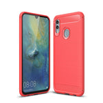 Custodia TPU con trama fibra di carbonio per Huawei P Smart 2019