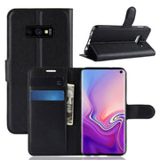 Custodia portafoglio in pelle flip per Samsung Galaxy S10e