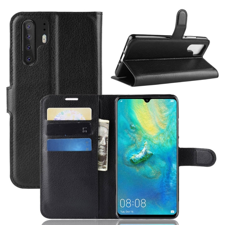 Custodia portafoglio in pelle flip per Huawei P30 Pro