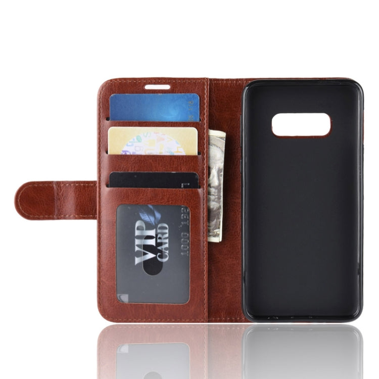 Custodia portafoglio in pelle flip per Samsung Galaxy S10e