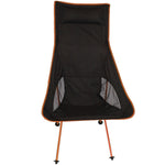 Sedia da campeggio pieghevole portatile da esterno Sedia da spiaggia da pesca leggera Schienale reclinabile in lega di alluminio aeronautica, Camping Chair(blue), Camping Chair(green), Camping Chair(orange), Camping Chair(red)