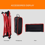 Sedia da campeggio pieghevole portatile da esterno Sedia da spiaggia da pesca leggera Schienale reclinabile in lega di alluminio aeronautica, Camping Chair(blue), Camping Chair(green), Camping Chair(orange), Camping Chair(red)