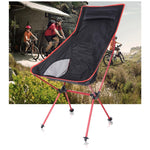 Sedia da campeggio pieghevole portatile da esterno Sedia da spiaggia da pesca leggera Schienale reclinabile in lega di alluminio aeronautica, Camping Chair(blue), Camping Chair(green), Camping Chair(orange), Camping Chair(red)