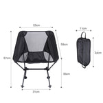 Sedia da campeggio pieghevole portatile da esterno Sedia da spiaggia da pesca leggera Schienale reclinabile in lega di alluminio aeronautica, Camping Chair(Black), Fishing Beach Chair(green), Fishing Beach Chair(red)