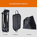 Sedia da campeggio pieghevole portatile da esterno Sedia da spiaggia da pesca leggera Schienale reclinabile in lega di alluminio aeronautica, Camping Chair(Black), Fishing Beach Chair(green), Fishing Beach Chair(red)