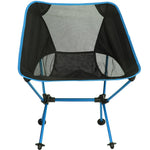 Sedia da campeggio pieghevole portatile da esterno Sedia da spiaggia da pesca leggera Schienale reclinabile in lega di alluminio aeronautica, Aluminum Alloy Chair(blue), Aluminum Alloy Chair(green), Aluminum Alloy Chair(light blue)                     ...
