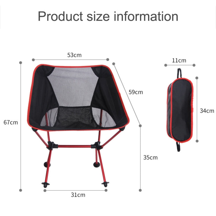 Sedia da campeggio pieghevole portatile da esterno Sedia da spiaggia da pesca leggera Schienale reclinabile in lega di alluminio aeronautica, Aluminum Alloy Chair(blue), Aluminum Alloy Chair(green), Aluminum Alloy Chair(light blue)                     ...