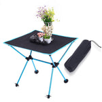 Tavolo da campeggio pieghevole leggero portatile da esterno Tavolo da picnic in alluminio aeronautico in tessuto Oxford, Barbecue Table(black), Barbecue Table(blue), Barbecue Table(orange), Barbecue Table(red)
