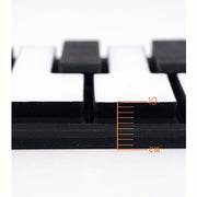 Pianoforte elettronico per bambini in silicone a mano a 49 tasti, colored