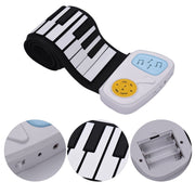 Pianoforte elettronico per bambini in silicone a mano a 49 tasti, colored