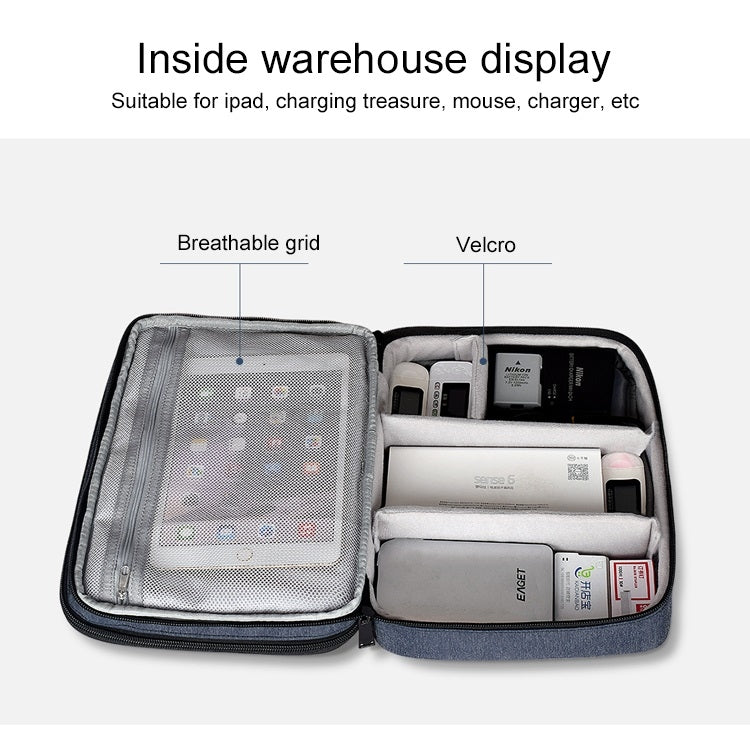 Grande custodia multifunzione in nylon impermeabile per iPad, dimensioni: 29 x 21 x 8 cm